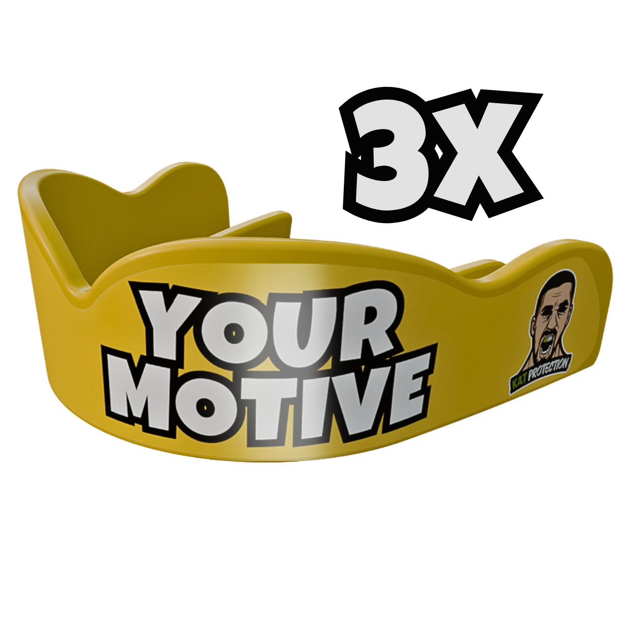 Mouthguards with custom design, 3 pieces with 20% DISCOUNT