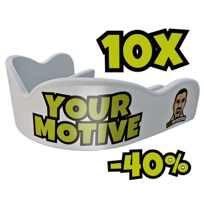 Chrániče na zuby s vlastním motivem 10 kusů s 40% SLEVOU