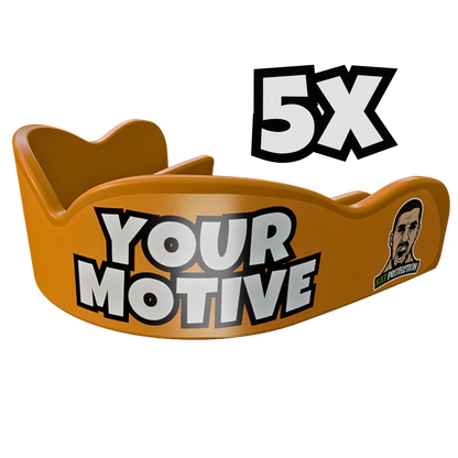 Chrániče na zuby s vlastním motivem 5 kusů s 30% SLEVOU