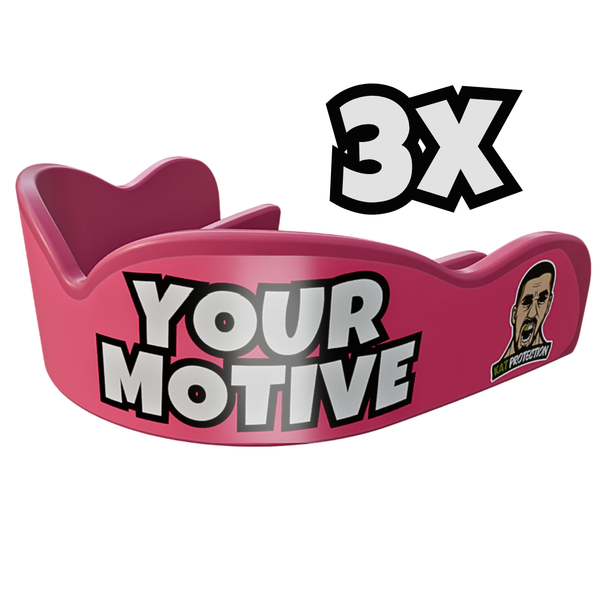 Protectores bucales con diseño personalizado – 3 unidades con 20% DE DESCUENTO