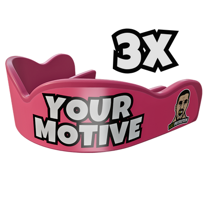 Protectores bucales con diseño personalizado – 3 unidades con 20% DE DESCUENTO