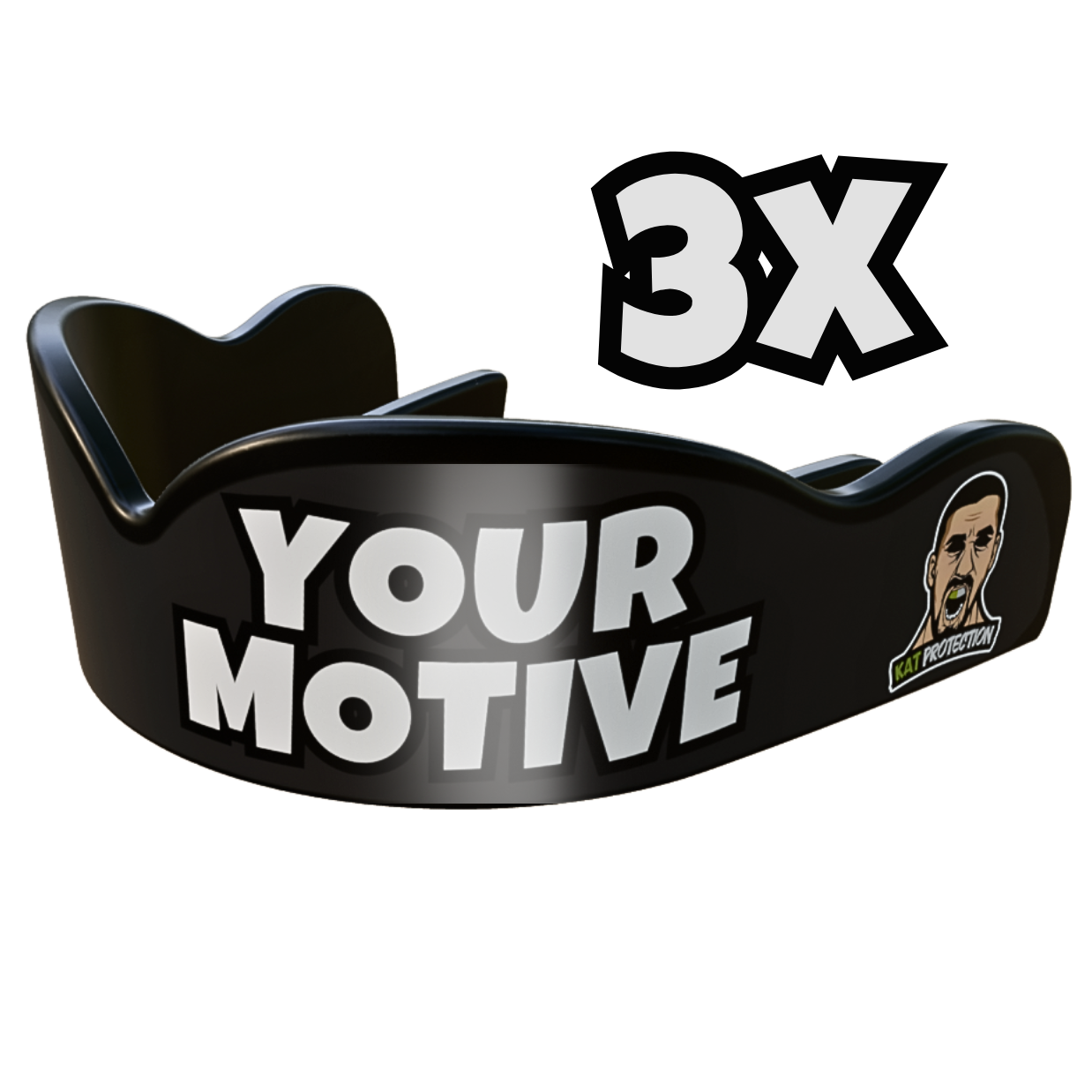 Protectores bucales con diseño personalizado – 3 unidades con 20% DE DESCUENTO