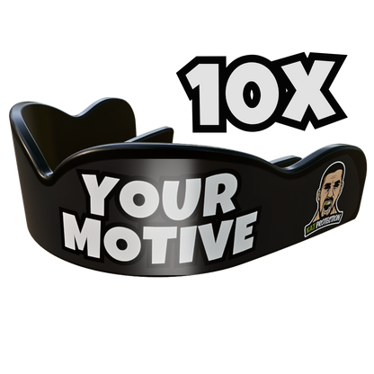 Chrániče na zuby s vlastním motivem 10 kusů s 40% SLEVOU