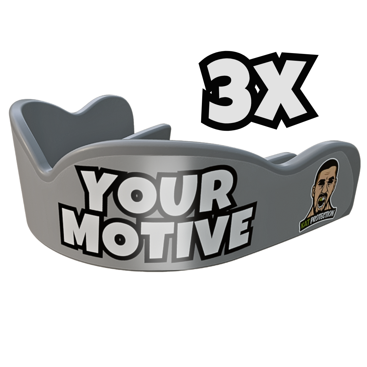 Protectores bucales con diseño personalizado – 3 unidades con 20% DE DESCUENTO