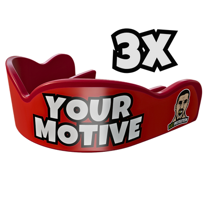 Protectores bucales con diseño personalizado – 3 unidades con 20% DE DESCUENTO