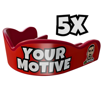 Chrániče na zuby s vlastním motivem 5 kusů s 30% SLEVOU