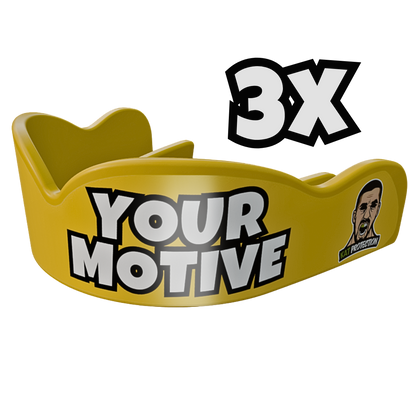 Protectores bucales con diseño personalizado – 3 unidades con 20% DE DESCUENTO