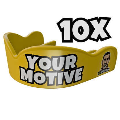 Chrániče na zuby s vlastním motivem 10 kusů s 40% SLEVOU