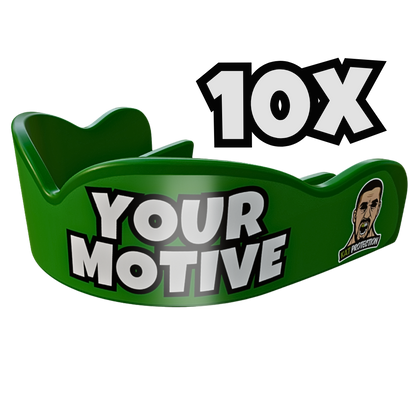 Chrániče na zuby s vlastním motivem 10 kusů s 40% SLEVOU